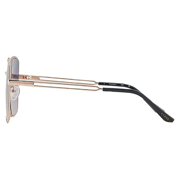 Kính Mát Nữ Guess Blue Gradient Square Ladies Sunglasses GF0419 28W 58 Màu Xanh Blue