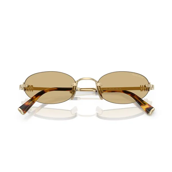 Kính Mắt Nữ Miu Miu 0MU A54S ZVN10R Pale Gold Yellow Màu Nâu Vàng
