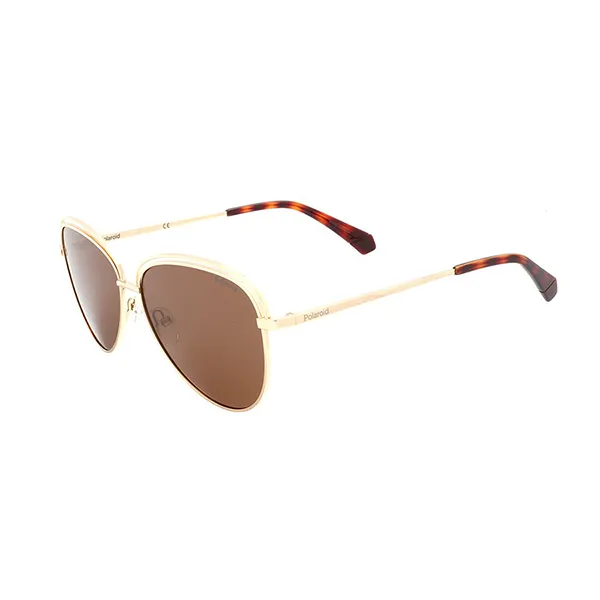 Kính Mát Nữ Polaroid Bronze Butterfly Ladies Sunglasses PLD 4103/S 001Q/SP 58 Màu Nâu/Vàng
