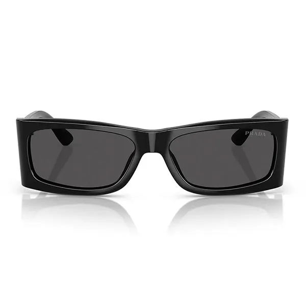 Kính Mát Prada Sunglasses 0PR B03S 1AB5S0 Black Dark Grey Màu Đen Xám