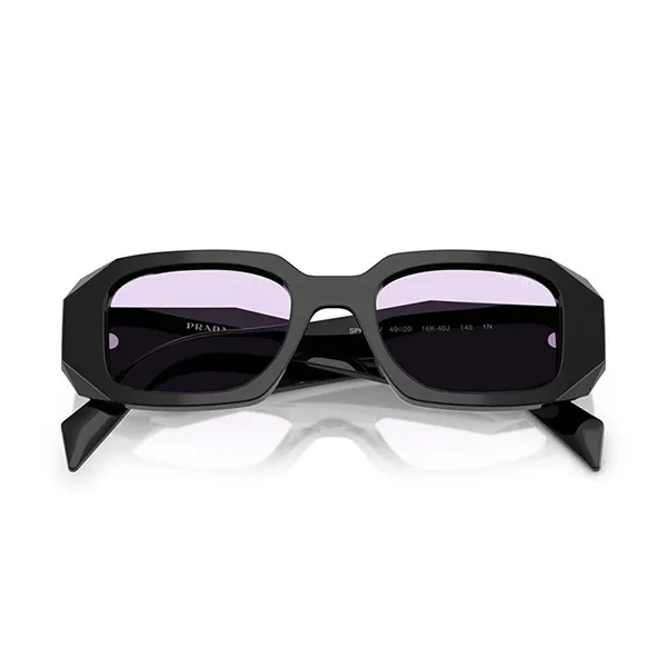 Kính Mát Prada Transparent Sunglasses 0PR 17WS 16K40J Black Purple Màu Tím/Đen