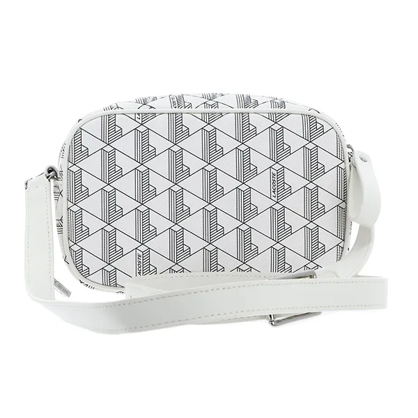 Túi Đeo Chéo Lacoste Daily Lifestyle Seasonal Slim Crossover Bag Màu Trắng
