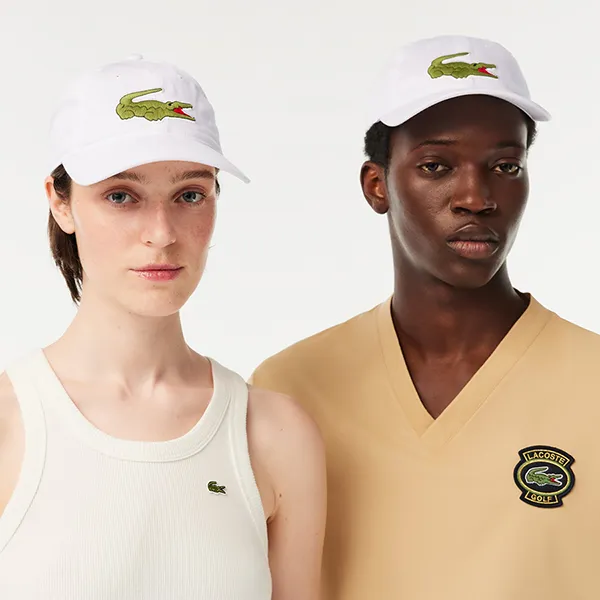 Mũ Lacoste Adjustable Cotton Hat RK9871 001 Màu Trắng