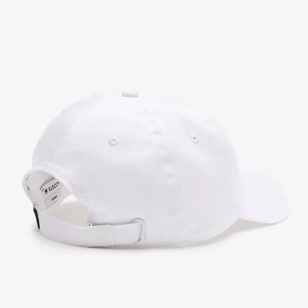 Mũ Lacoste Adjustable Cotton Hat RK9871 001 Màu Trắng