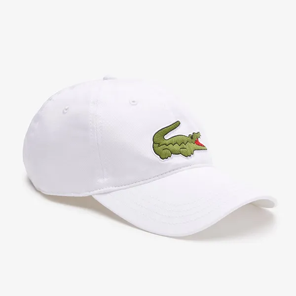 Mũ Lacoste Adjustable Cotton Hat RK9871 001 Màu Trắng