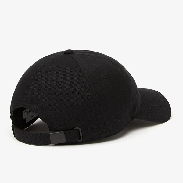 Mũ Lacoste Adjustable Cotton Hat RK9871 031 Màu Đen