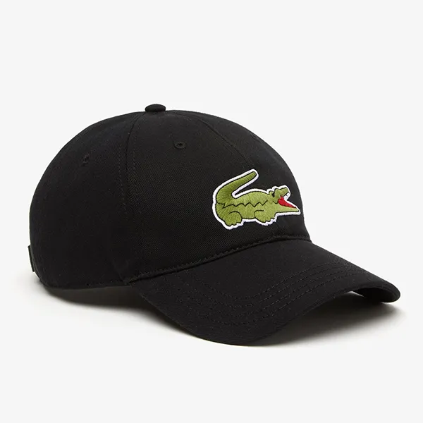 Mũ Lacoste Adjustable Cotton Hat RK9871 031 Màu Đen