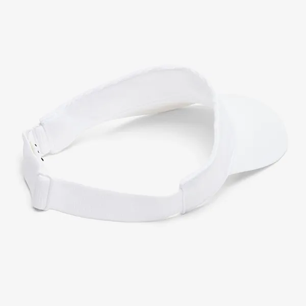 Mũ Nam Lacoste Diamond Taffeta Sport Visor RK8727 55N 001 Màu Trắng