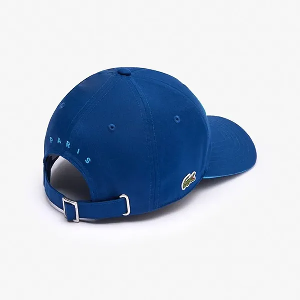 Mũ Lacoste Twill Baseball Cap RK3301-10 Màu Xanh