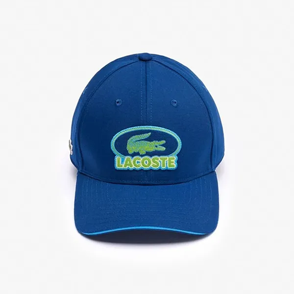Mũ Lacoste Twill Baseball Cap RK3301-10 Màu Xanh