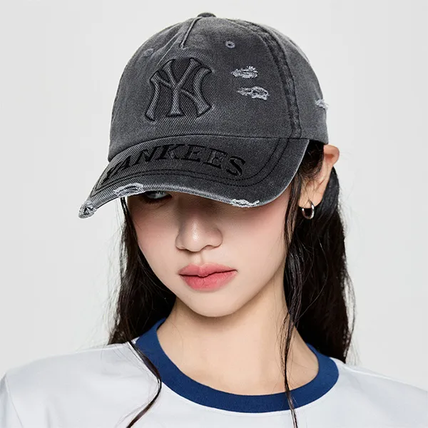 Mũ MLB Adjustable Soft Top Baseball Cap New York Yankees 3ACPV295N-50CGS Màu Xám