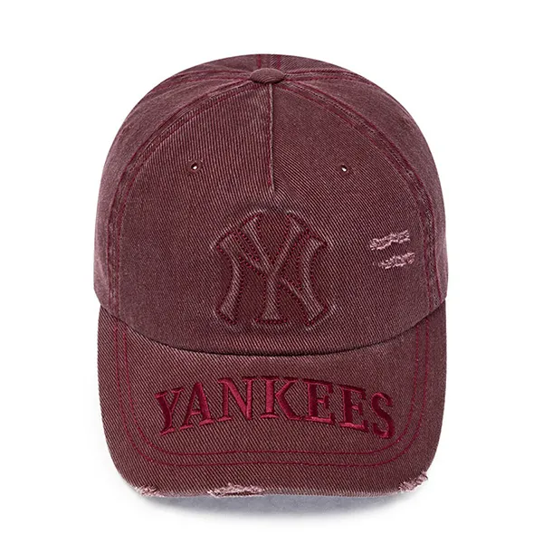 Mũ MLB Vintage Embo Damage Unstructured Ballcap NY Yankees 3ACPV295N-50WID Màu Đỏ Thẫm