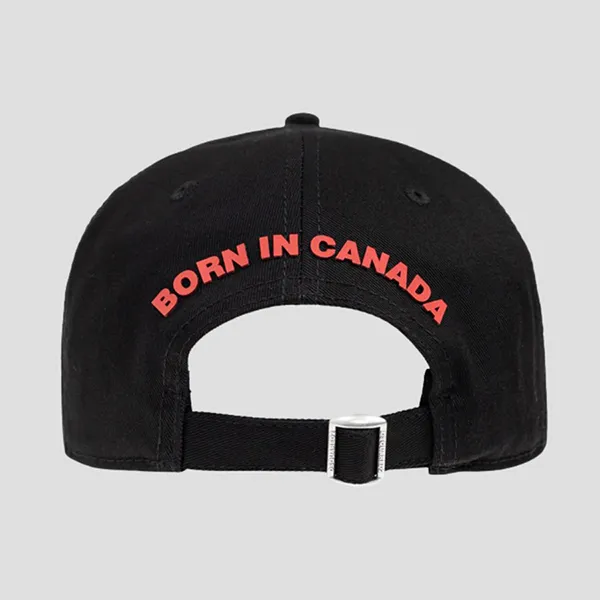 Mũ Nam Dsquared2 Baseball Cap With Flame Logo Black BCM0915 05C00001 2124 Màu Đen