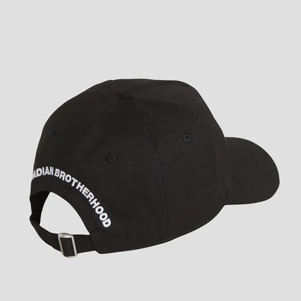 Mũ Nam Dsquared2 Maple-leaf Printed Cotton Cap BCM0767 05C00001 2124 Màu Đen