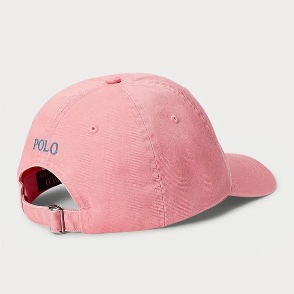 Mũ Polo Ralph Lauren The Iconic Cotton Chino Ball Cap Rose Màu Hồng Rose