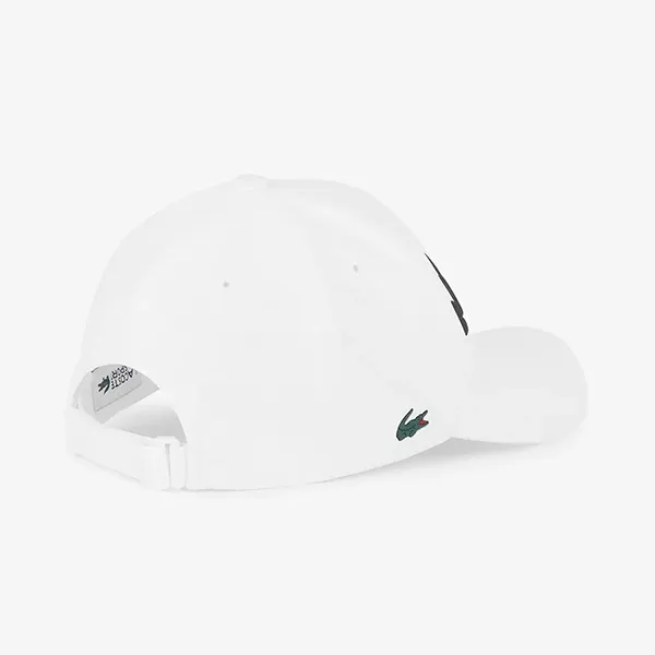 Mũ Unisex Lacoste Baseball Cap RK242E 001 Màu Trắng