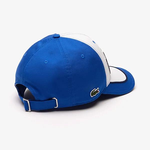 Mũ Unisex Lacoste Baseball Two Tone Cap RK0343-ITX White X Blue Màu Trắng Xanh Size M