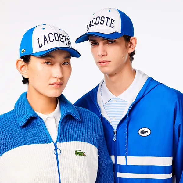 Mũ Unisex Lacoste Baseball Two Tone Cap RK0343-ITX White X Blue Màu Trắng Xanh Size M