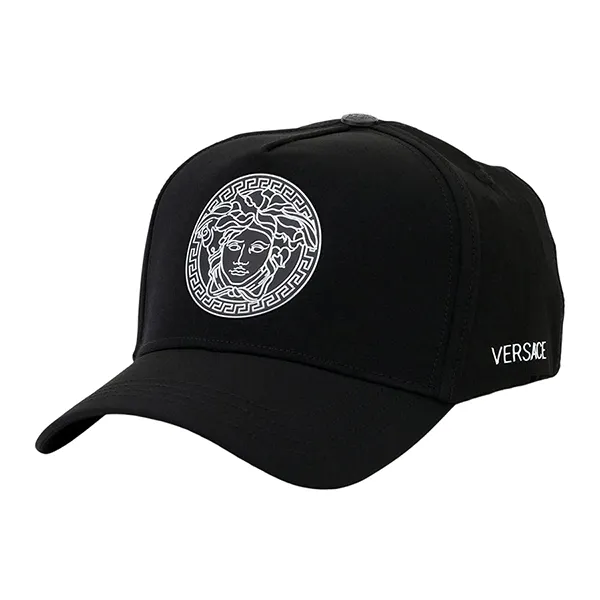 Mũ Versace Logo Medusa Cap Màu Đen Size 57