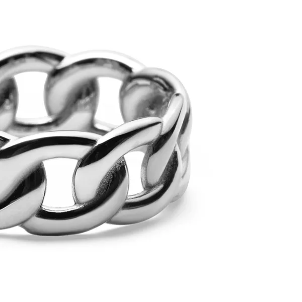 Nhẫn Daniel Wellington Chunky Chain Ring Silver Màu Bạc Size 54
