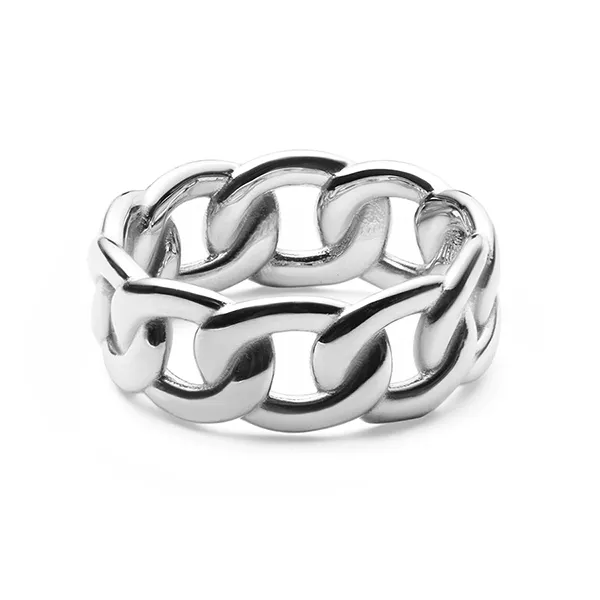 Nhẫn Daniel Wellington Chunky Chain Ring Silver Màu Bạc Size 54