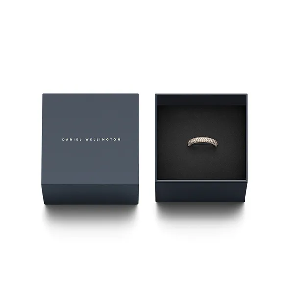 Nhẫn Daniel Wellington Đính 190 Viên Đá Cubic Zirconia - Pavé Crystal Ring Rose Gold Màu Vàng Hồng Size 50