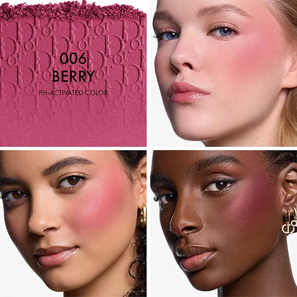 Phấn Má Hồng Dior Backstage Rosy Glow 006 Berry Màu Hồng Đậm