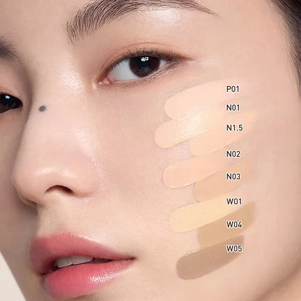 Phấn Nước Cushion 3CE Fitting Mesh + Refill 11g Tone W01