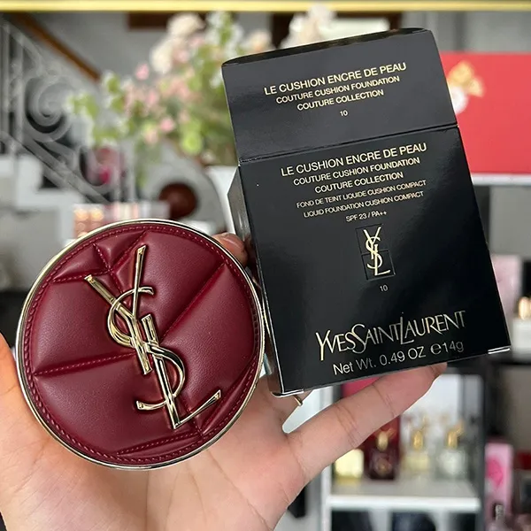 Phấn Nước Trang Điểm Yves Saint Laurent YSL Le Cushion Encre De Peau Limited Tone 10