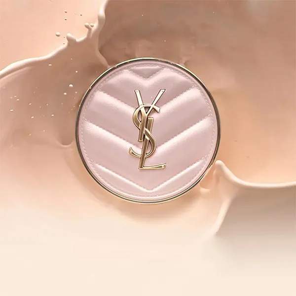 Phấn Nước Yves Saint Laurent YSL Touche Eclat Glow Pact Cushion High Cover Mesh Foundation Tone B10