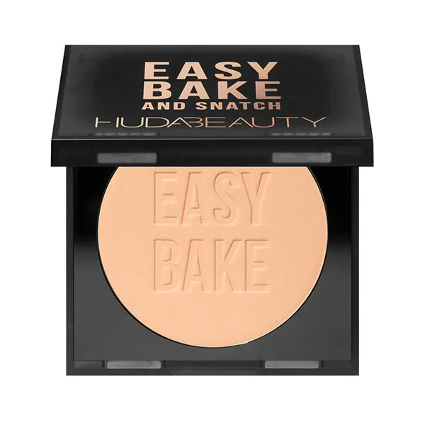 Phấn Phủ Dạng Nén Huda Beauty Easy Bake And Snatch Peach Pie 8.5g (Kèm Bông Mút)