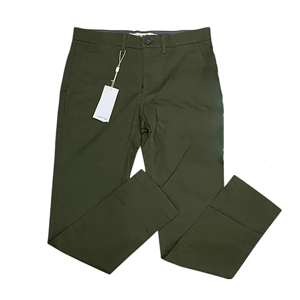 Quần Dài Nam Lacoste Classic Slim Fit Stretch Màu Xanh Rêu Đậm Size 33