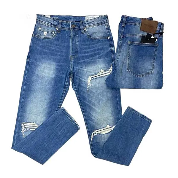 Quần Jean Nam CPS Chaps Denim Collection Original Design Màu Xanh Dương Size 31