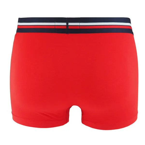 Quần Lót Nam Lacoste Iconic Cotton Stretch Solid Color Boxers Màu Đỏ Size 1