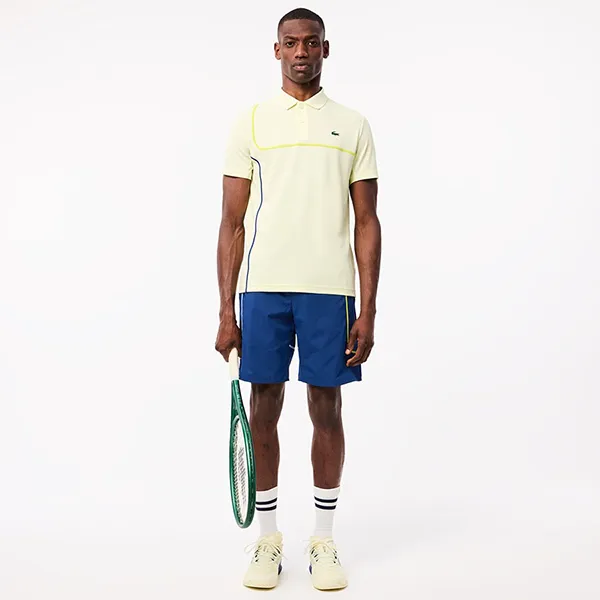 Quần Short Nam Lacoste Men's Lightweight Tennis GH7460-HBM Màu Xanh Navy Size 2