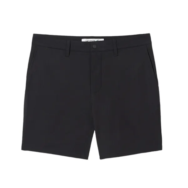 Quần Short Nam Lacoste Men's Slim Fit Commuter Shorts FH3014 031 Màu Đen Size 38
