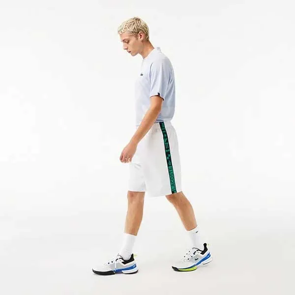 Quần Short Nam Lacoste Men's Sport Shorts Tennis/Pickleball GH9348 001 Màu Trắng