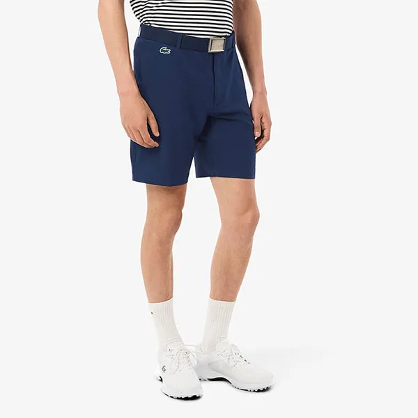 Quần Short Nam Lacoste Men's Ultra Dry Golf Shorts FH7396 166 Màu Xanh Navy Size 30