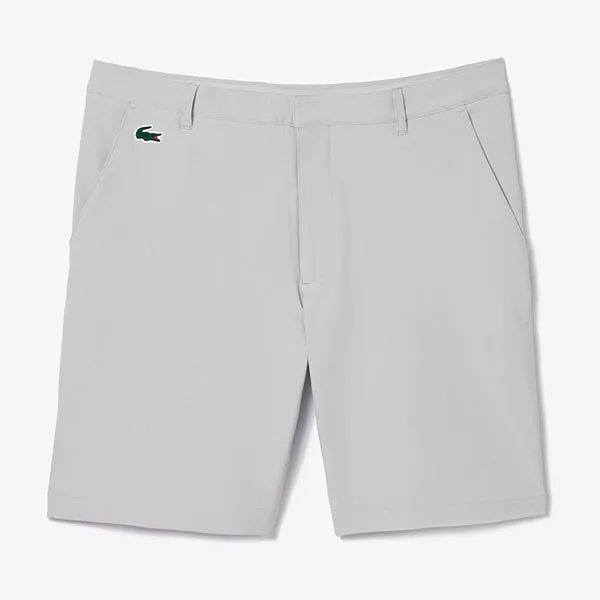 Quần Short Nam Lacoste Men's Ultra Dry Golf Shorts FH7396 P0Y Màu Xám Size 32