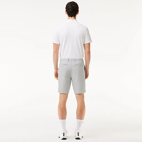 Quần Short Nam Lacoste Men's Ultra Dry Golf Shorts FH7396 P0Y Màu Xám Size 32