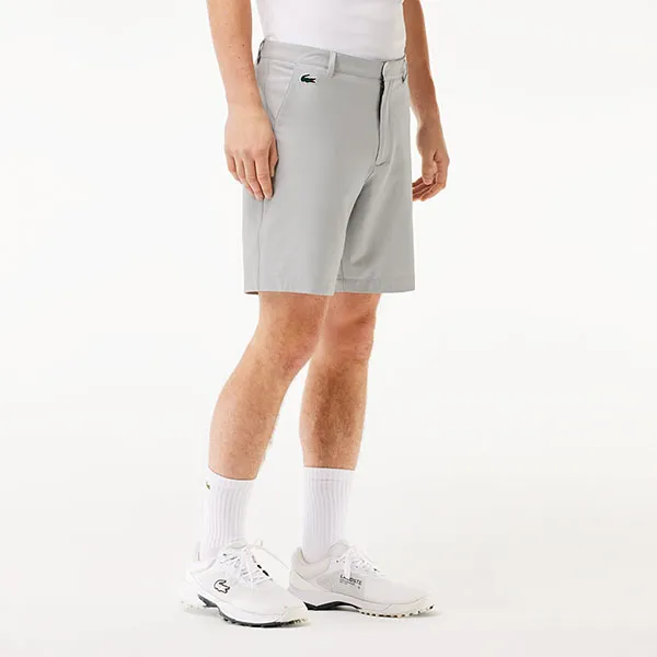 Quần Short Nam Lacoste Men's Ultra Dry Golf Shorts FH7396 P0Y Màu Xám Size 32