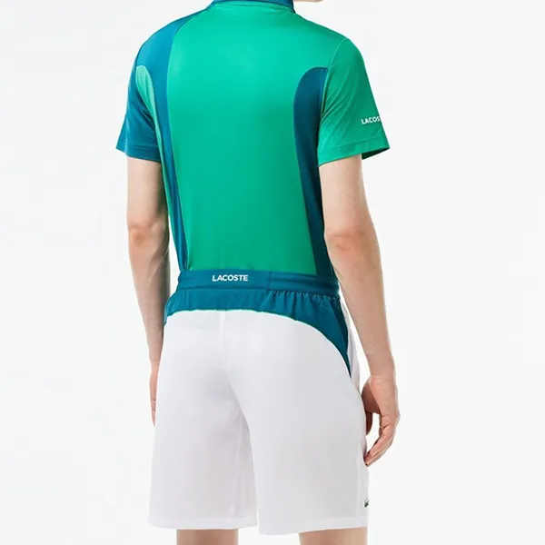 Quần Short Nam Lacoste Tennis/Pickleball Novak Djokovic Special Tennis Shorts GH9354 XGB Màu Trắng