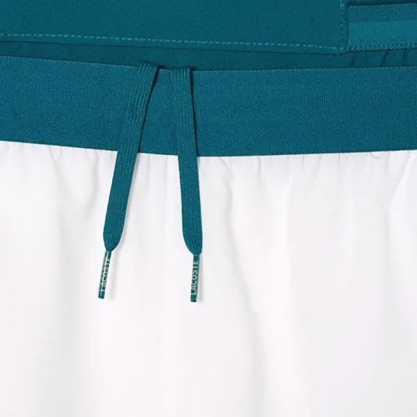 Quần Short Nam Lacoste Tennis/Pickleball Novak Djokovic Special Tennis Shorts GH9354 XGB Màu Trắng