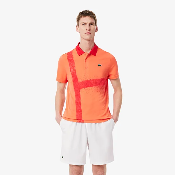Quần Short Nam Lacoste Tennis x Novak Djokovic GH7413 NSS Màu Trắng Size 4