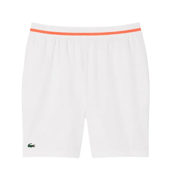 Quần Short Nam Lacoste Tennis x Novak Djokovic GH7413 NSS Màu Trắng Size 4