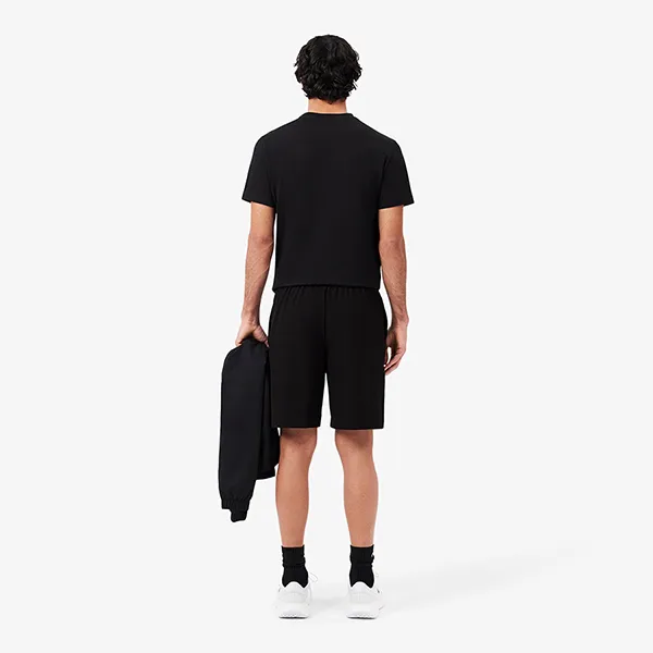 Quần Short Nam Lacoste Tennis/Pickerball Shorts Straight Cut Ultra-Dry Technology GH7452 031 Màu Đen