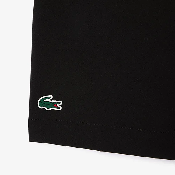 Quần Short Nam Lacoste Tennis/Pickerball Shorts Straight Cut Ultra-Dry Technology GH7452 031 Màu Đen