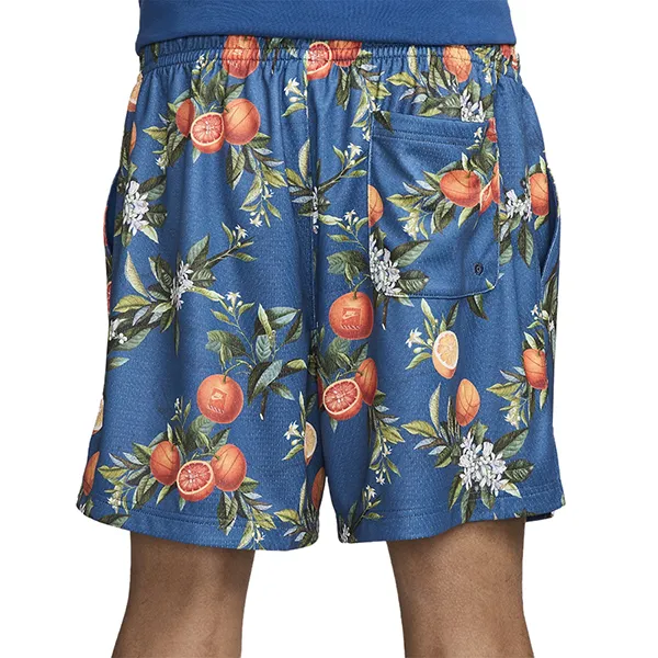 Quần Short Nam Nike Club NPC II Mesh Flow Shorts Màu Xanh Blue Size S (Form Á)
