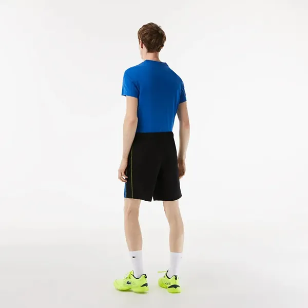 Quần Short Tennis/Pickerball Nam Lacoste Recycled Polyester GH5201 - XIS Màu Đen