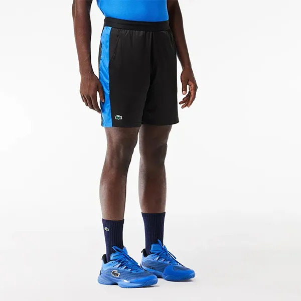 Quần Short Tennis/Pickerball Nam Lacoste Tennis x Daniil Medvedev Regular Fit GH1098-MIV Màu Đen Xanh